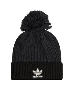 adidas Adicolor Collegiate Pom Beanie H35510 damskie czapki, Czarne 001