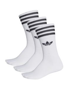 adidas Crew Socks 3 Pairs S21489 unisex skarpetki, Białe 001