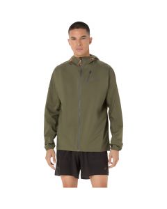 Asics FujiTrail Elite Waterproof Jacket 2011D265-301 męskie kurtki, Zielone 001