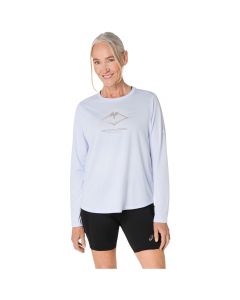 ASICS Fujitrail Logo LS Top 2012D315-400 damskie longsleevy, Niebieskie 001