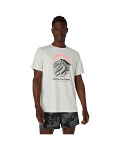 ASICS Fujitrail Logo SS Top Tee 2011D527-102 męskie t-shirty, Beżowe 001