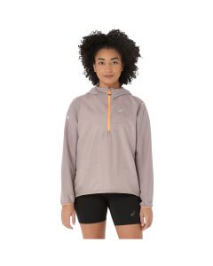 ASICS Fujitrail Packable Windbreaker 2012D313-020 damskie kurtki, Szare 001