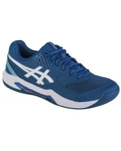 ASICS Gel-Dedicate 8 Indoor 1041A444-400 męskie buty do tenisa, Niebieskie 001