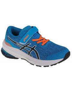 ASICS GT-1000 11 PS 1014A238-421 dla chłopca buty do biegania, Niebieskie 001