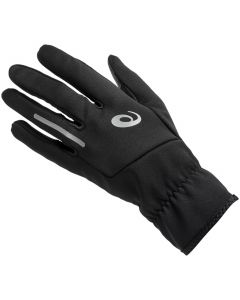 ASICS Lite Show Gloves 3013A910-001 unisex rękawiczki, Czarne 001