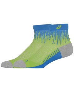 ASICS Performance Run Sock Quarter 3013A980-301 unisex skarpetki, Zielone 001