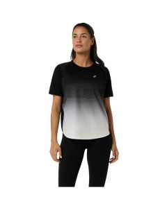ASICS Road Fade SS Top 2012D420-001 damskie t-shirty, Czarne 001