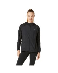 ASICS Road Packable Jacket 2012D076-001 damskie kurtki, Czarne 001