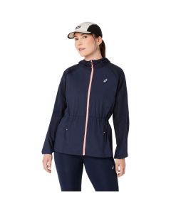 ASICS Road Packable Jacket 2012D076-400 damskie kurtki, Granatowe 001
