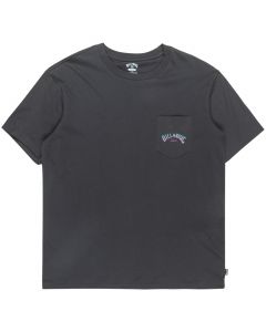 Billabong Stacked Arch Tee EBYZT00175-WAA męskie t-shirty, Czarne 001
