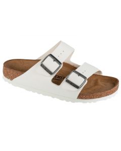 Birkenstock Arizona BF 552681 unisex klapki, Białe 001