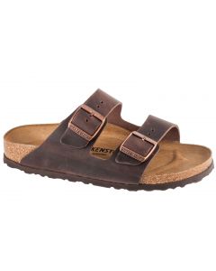 Birkenstock Arizona LEOI 0052533 unisex klapki, Brązowe 001