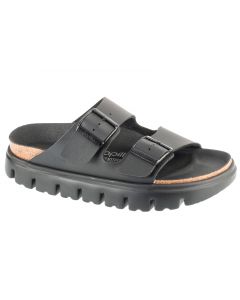 Birkenstock Arizona Papillio Chunky BF 1029077 damskie klapki, Czarne 001