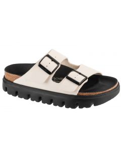 Birkenstock Arizona Papillio Chunky BF 1029119 damskie klapki, Białe 001
