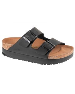 Birkenstock Arizona Platform Flex BF 1027395 damskie klapki, Czarne 001