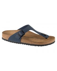 Birkenstock Gizeh BF 143623 damskie japonki, Niebieskie 001