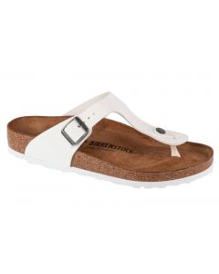 Birkenstock Gizeh BF 745531 damskie japonki, Białe 001