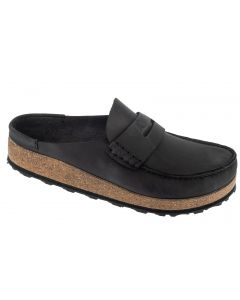 Birkenstock Naples Leoi 1025040 unisex klapki, Czarne 001
