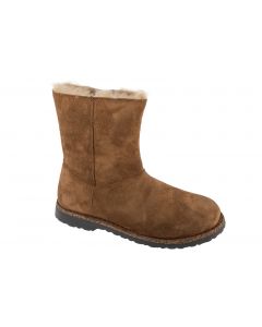 Birkenstock Uppsala Zip Shearling 1030054 damskie buty zimowe, Brązowe 001