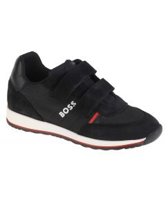 BOSS Trainers J09179-09B dla dzieci buty sneakers, Czarne 001