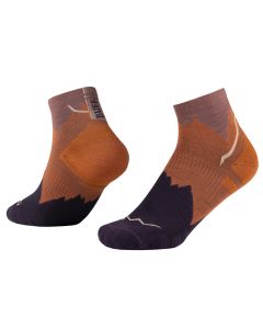 BUFF Merino Lightweight Quarter Socks 13779222103 unisex skarpetki, Brązowe 001