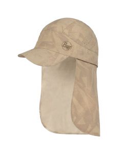 Buff Pack Sahara Cap 1253413022000 unisex czapki z daszkiem, Beżowe 001