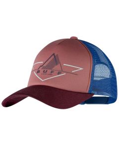 Buff Trucker Cap 1225995553000 unisex czapki z daszkiem, Bordowe 001