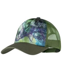 Buff Trucker Cap 131401845 unisex czapki z daszkiem, Zielone 001