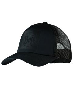 Buff Trucker Cap 131403999 unisex czapki z daszkiem, Czarne 001