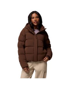 Columbia Amaze Puff Hooded Jacket 2133714256 damskie kurtki, Brązowe 001
