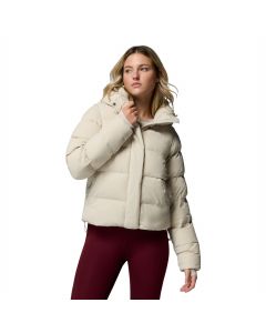Columbia Amaze Puff Hooded Jacket 2133714278 damskie kurtki, Beżowe 001