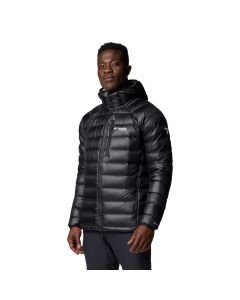 Columbia Arctic Crest Down Hooded Jacket 2088774010 męskie kurtki, Czarne 001