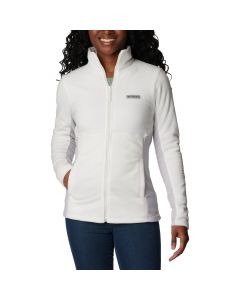 Columbia Basin Trail III Full Zip Fleece 1938041125 damskie polary, Białe 001