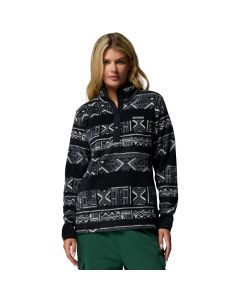 Columbia Benton Spring Printed 1/2 Snap 2085611012 damskie polary, Czarne 001