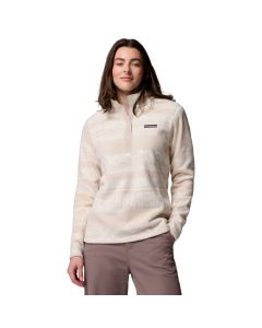 Columbia Benton Spring Printed 1/2 Snap 2085611278 damskie polary, Beżowe 001