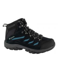 Columbia Crestwood Mid Waterproof 2099861012 damskie buty trekkingowe, Czarne 001