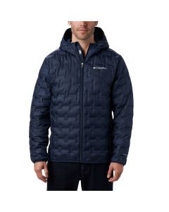 Columbia Delta Ridge Down Hooded Jacket 1875892464 męskie kurtki, Granatowe 001