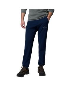 Columbia Essential Hike Brushed Back Pant 2172961464 męskie spodnie, Granatowe 001