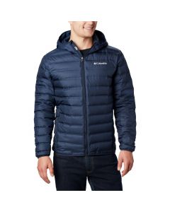 Columbia Lake 22 Down Hooded Jacket 1864562464 męskie kurtki, Granatowe 001