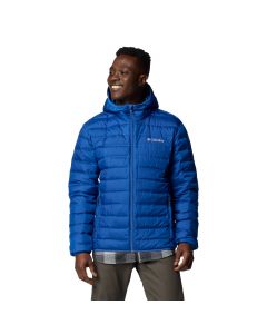 Columbia Lake 22 II Down Hooded Jacket 2086294433 męskie kurtki, Niebieskie 001