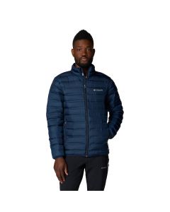 Columbia Lake 22 II Down Hooded Jacket 2086314464 męskie kurtki, Granatowe 001