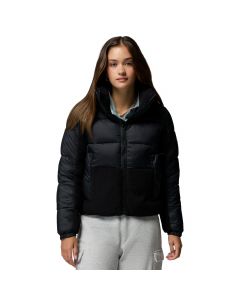 Columbia Leadbetter Point II Sherpa Hybrid 2085602010 damskie kurtki zimowe, Czarne 001