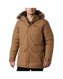 Columbia Marquam Peak Parka Jacket 1865484257 męskie kurtki, Brązowe 001