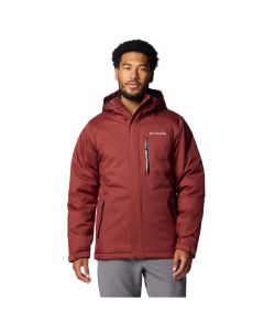 Columbia Oak Harbor II Insulated Jacket 2089435681 męskie kurtki, Bordowe 001