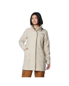 Columbia Panorama Long Jacket 1862582278 damskie kurtki, Beżowe 001