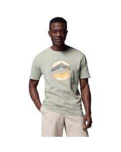 Columbia Path Lake II Graphic Tee 1934814349 męskie t-shirty, Zielone 001