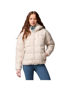 Columbia Pike Lake III Hooded Jacket 2133563278 damskie kurtki, Beżowe 001