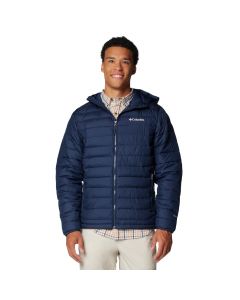 Columbia Powder Lite II Hooded Jacket 2086944464 męskie kurtki, Granatowe 001