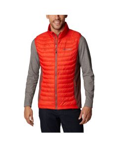 Columbia Powder Pass Vest 1842414839 męskie bezrękawniki, Czerwone 001