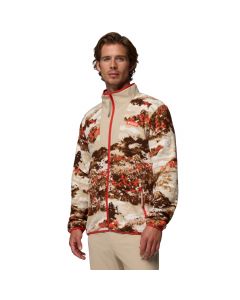 Columbia Sequoia Grove Printed Full Zip Fleece 2135511625 męskie polary, Brązowe 001